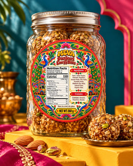 MEVA Panjeeri Energy Bites rear label